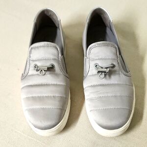 Cole Haan Silver Slip-On Loafers Size 6.5